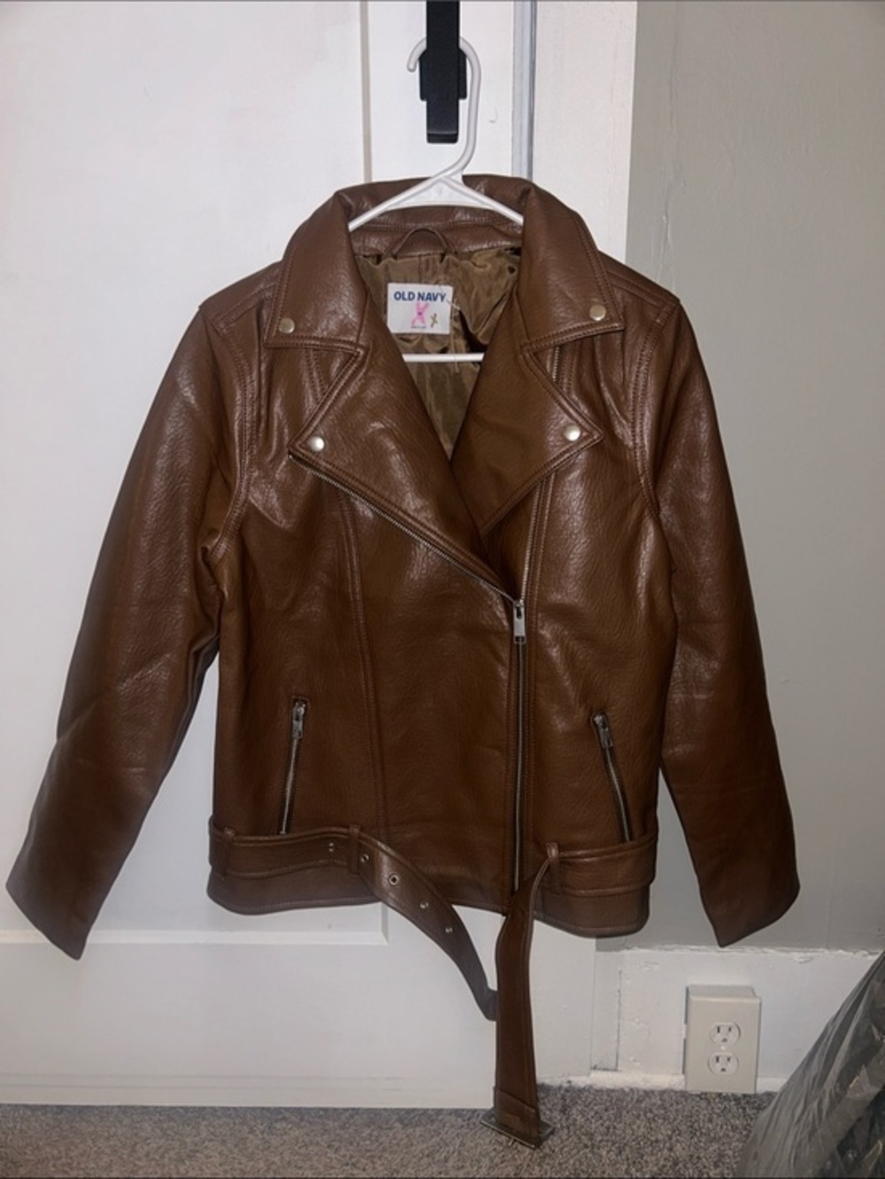 NWT Old Navy Women’s Faux Leather Jacket